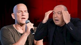 גיא פלג ואייל ברקוביץ', צילום: מסך ערוץ 12, אבשלום ששוני/Flash90