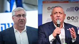 יעקב ברדוגו וגדי איזנקוט, צילום: חיים גולדברג, אבשלום ששוני/Flash90