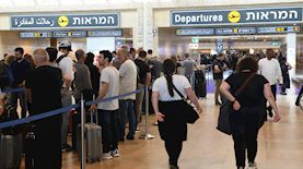 טרמינל 3 המראות נתב"ג, צילום: גילי יערי/פלאש 90