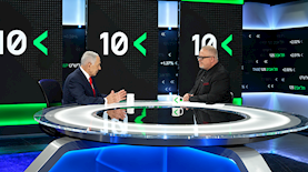 נתניהו בראיון לערוץ 10, צילום: מסך, ערוץ הכלכלה - 10