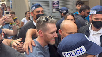 אסף רפפורט עם בנט, צילום: באדיבות המצלם