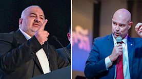 מנסור עבאס אמיר אוחנה, צילום: מיכאל גילעדי יונתן סינדל פלאש90