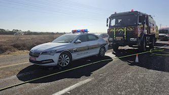 זירת התאונה, צילום: דוברות משטרת ישראל