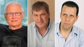 רונן צור, יורם באומן וראובן אדלר (צילום: נוגה ויסמן, יח"צ, ירון יצחקוב), צילום: נוגה ויסמן, יח"צ, ירון יצחקוב