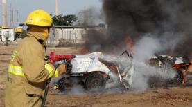 כיבוי אש, צילום: דוברות חברת חשמל