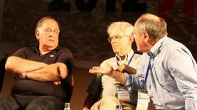 דני דיין תוקף את יונה יהב, אתמול בפאנל (צילום: אלכסנדר כץ), צילום: צילום: אלכסנדר כץ